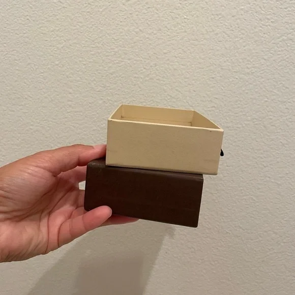 Louis Vuitton Small Drawer Box – Brown & Cream Storage Case (Pre-Owned) - Picture 5 of 9